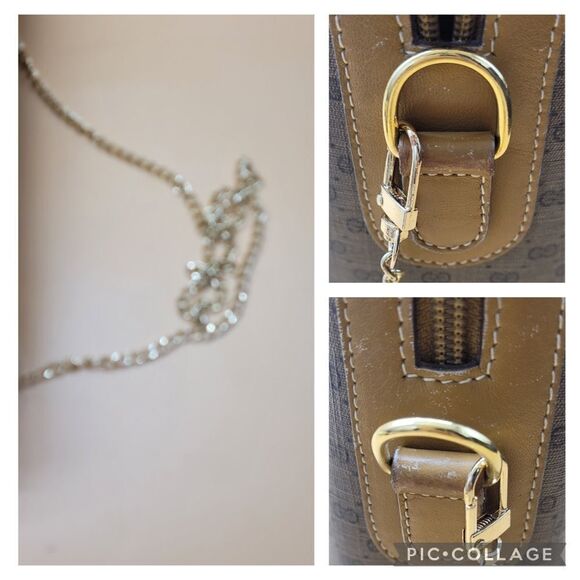 Authentic Gucci GG Monogram Satchel Bag - Picture 9 of 12